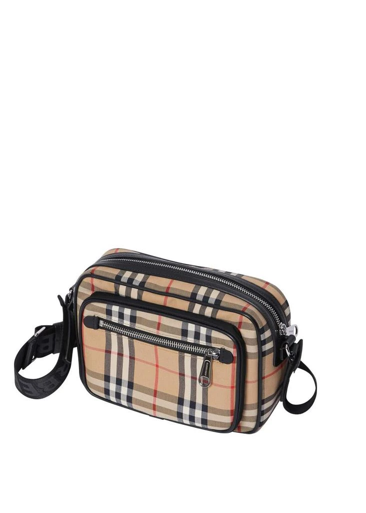 商品Burberry|Vintage check and leather crossbody bag,价格¥8234,第3张图片详细描述