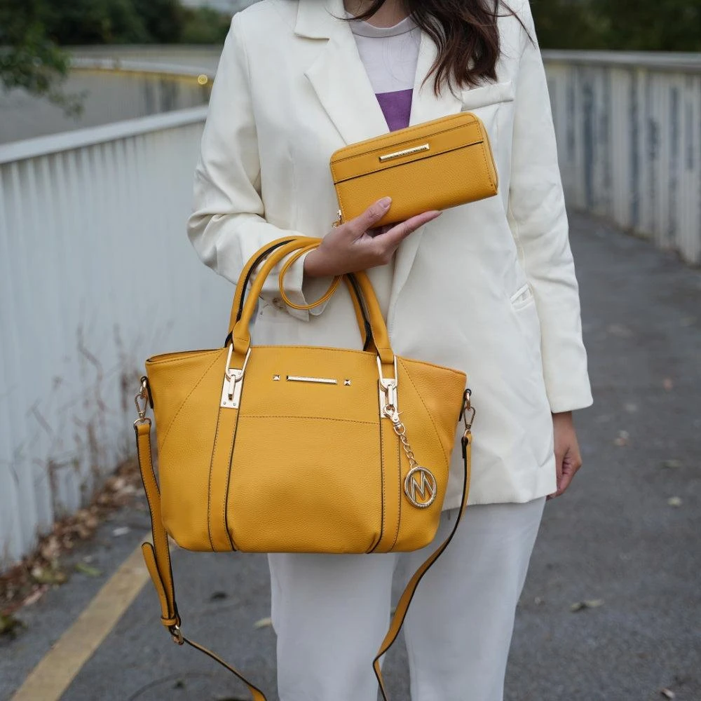 商品MKF Collection By Mia K.|Darielle Satchel Handbag with Wallet,价格¥704,第2张图片详细描述