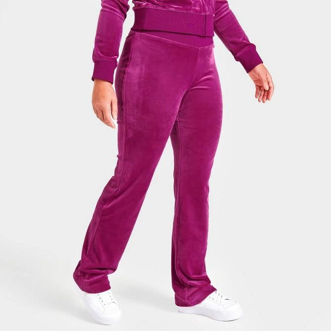 Women's Juicy Couture OG Big Bling Velour Track Pants 商品