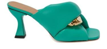 商品JW Anderson|链条扭纹皮革穆勒鞋,价格¥3066,第5张图片详细描述