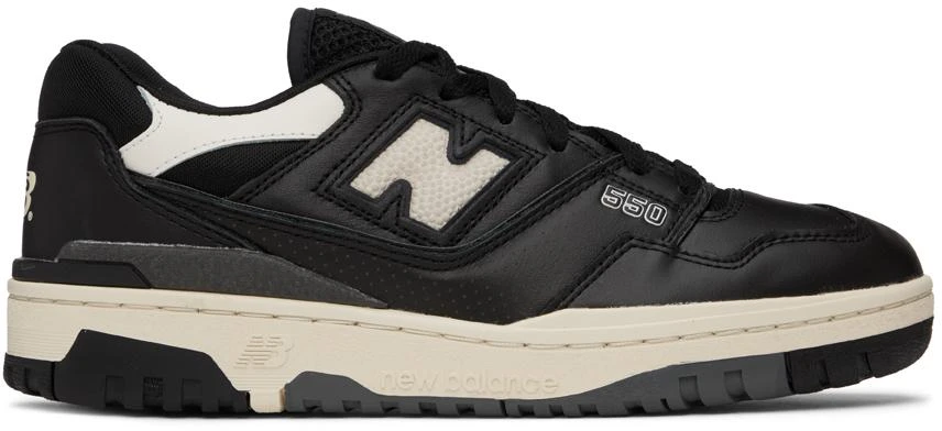 商品New Balance|Black BB550 Sneakers,价格¥939,第1张图片