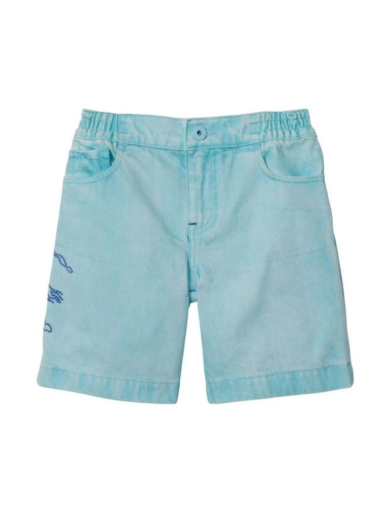 商品Burberry|Burberry Kids Japanese Dyed Denim Shorts Clothing,价格¥2594,第1张图片