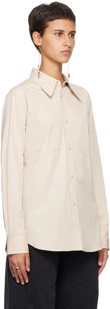 商品Lemaire|Beige Pointed Collar Shirt,价格¥2020,第4张图片详细描述