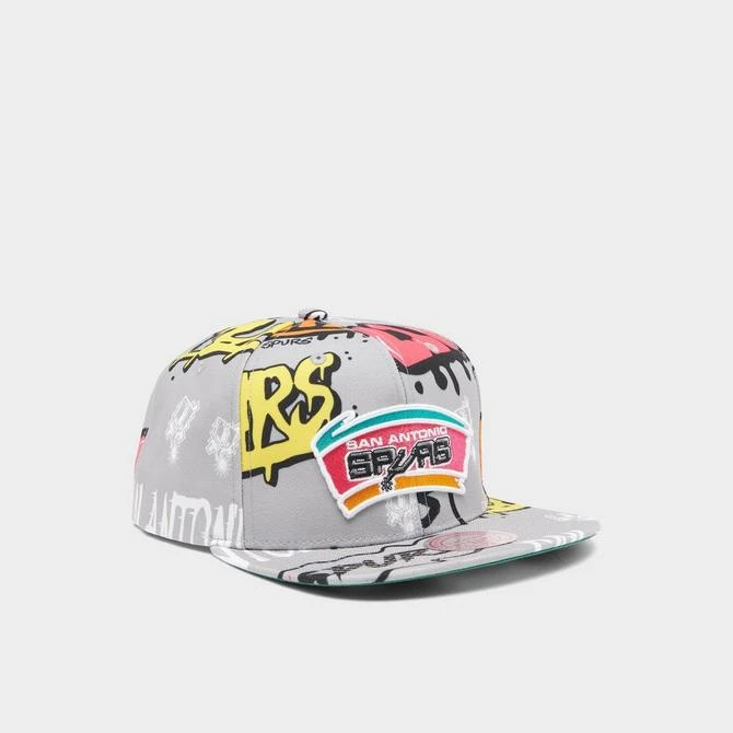 Mitchell & Ness San Antonio Spurs NBA Sticker Pack Hardwood Classics Snapback Hat 商品