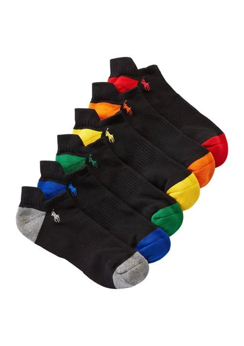 商品Ralph Lauren|Ralph Lauren Low Cut Socks 6 Pack,价格¥182,第1张图片