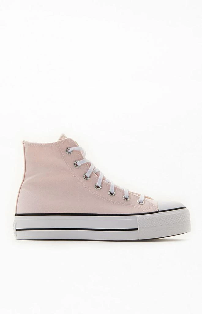 商品Converse|Pink Chuck Taylor All Star Lift High Top Sneakers,价格¥618,第2张图片详细描述