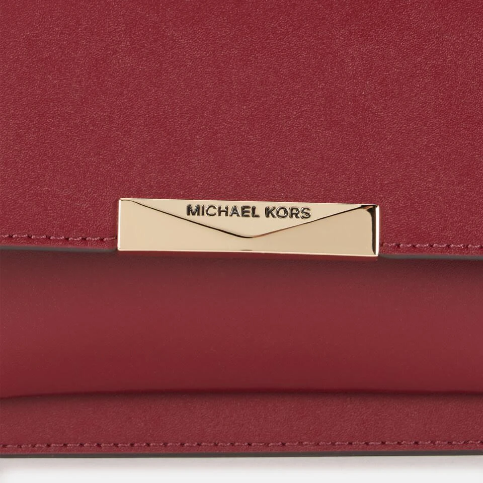 商品Michael Kors|MICHAEL Michael Kors Women's Jade Gusset Cross Body Bag - Dk Berry,价格¥921,第3张图片详细描述