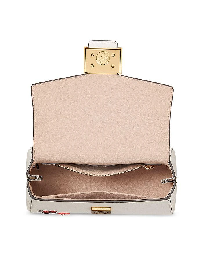 商品Kate Spade|Katy Heart Embellished Texture Leather Small Top Handle Bag,价格¥1786,第3张图片详细描述