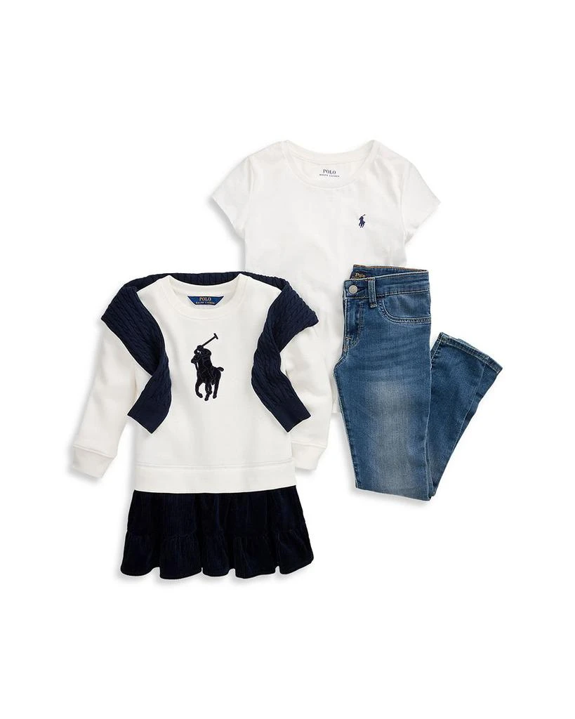 商品Ralph Lauren|Girls' Crewneck Tee - Little Kid, Big Kid,价格¥221,第3张图片详细描述