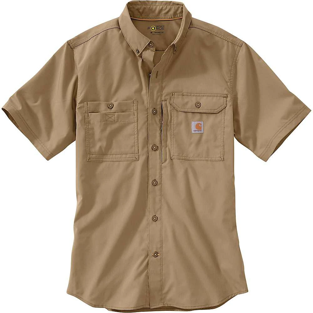 商品Carhartt|Carhartt Men's Force Ridgefield Solid SS Shirt 衬衫,价格¥265,第4张图片详细描述