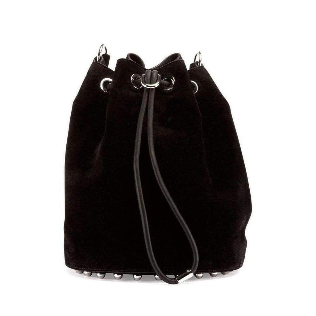 商品Alexander Wang|Black Suede Alpha Bucket Bag,价格¥4585,第7张图片详细描述