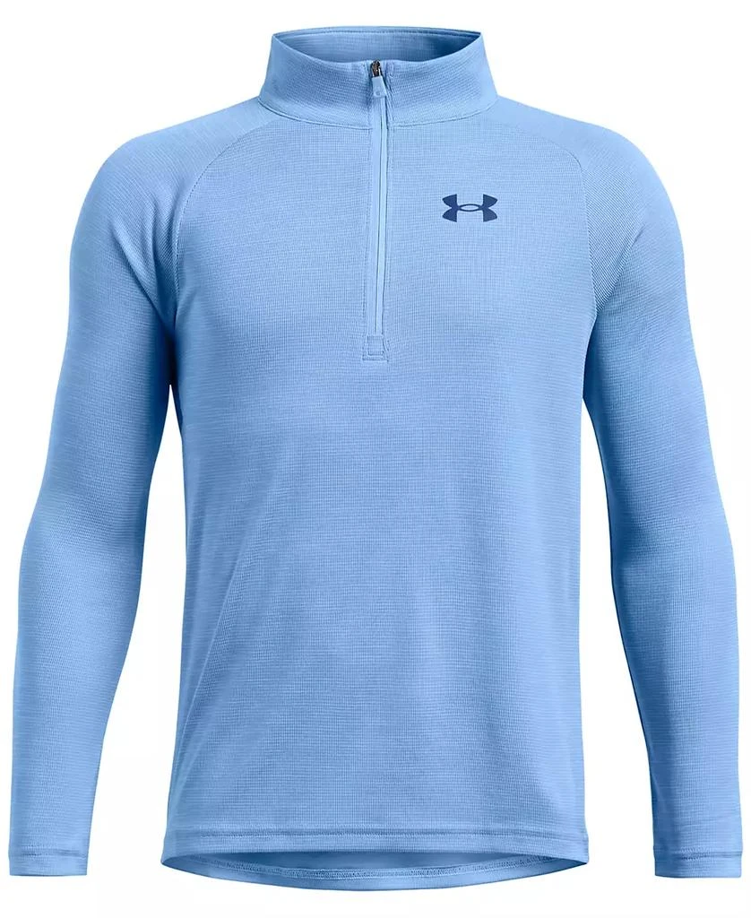 商品Under Armour|Big Boys Tech Textured 1/2-Zip Performance Top,价格¥256,第1张图片