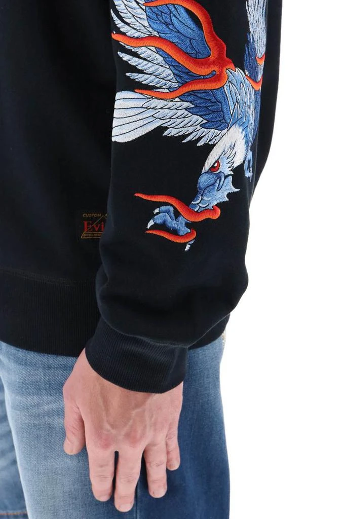 商品Evisu|Evisu seagull & eagle embroidered sweatshirt,价格¥1240,第4张图片详细描述