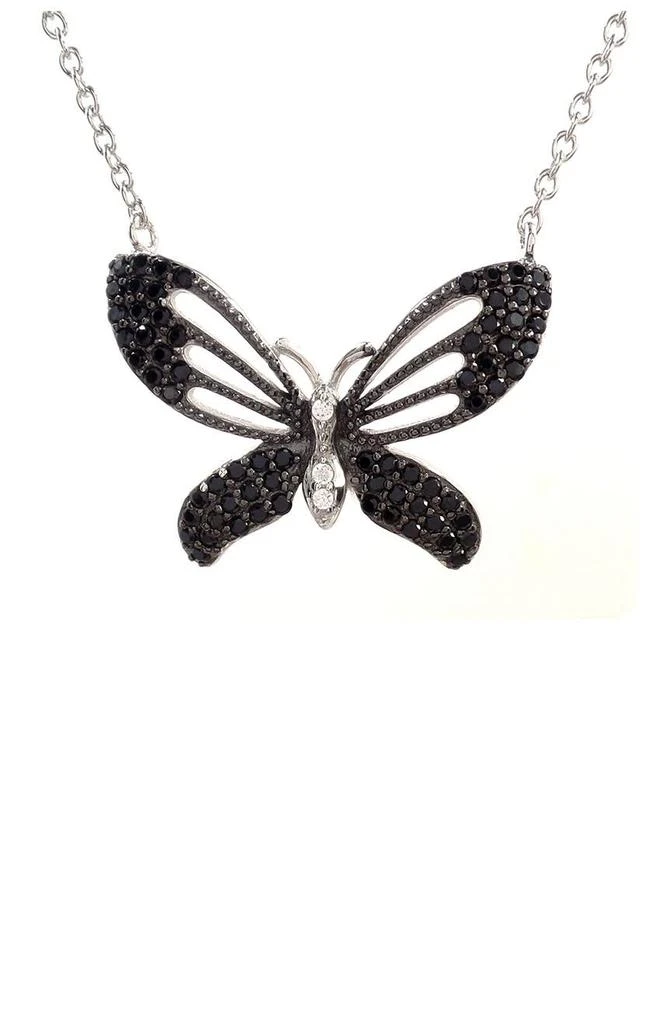 商品Savvy Cie Jewels|CZ Butterfly Pendant Necklace,价格¥604,第1张图片