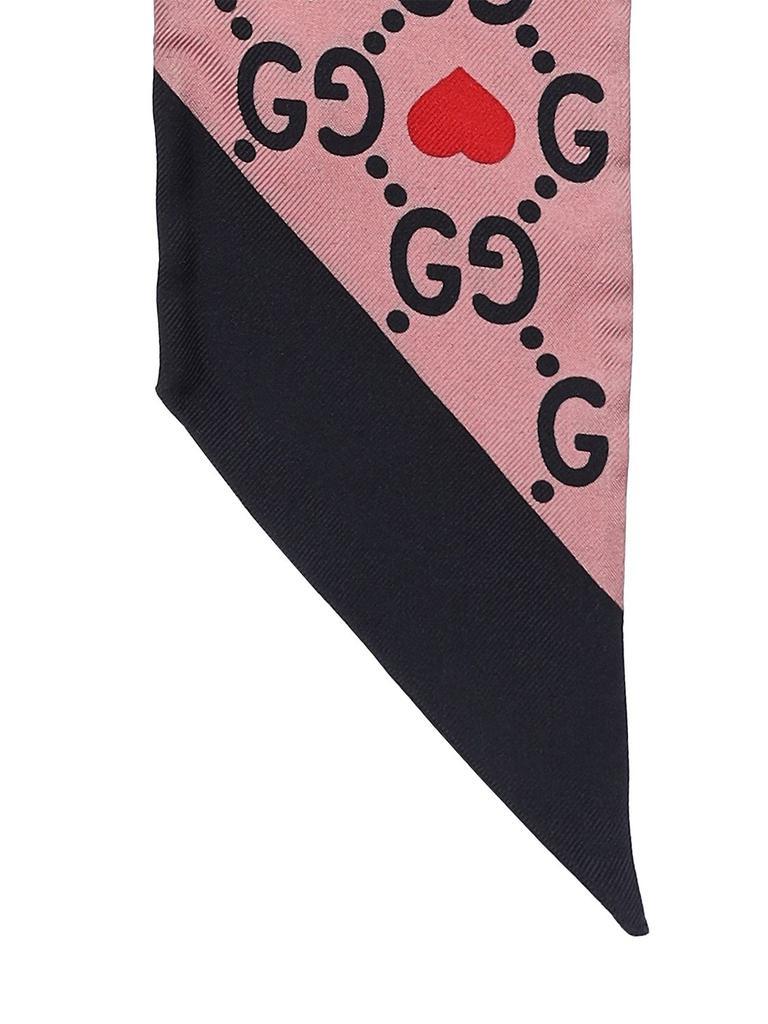 商品Gucci|Gg Hearts Printed Silk Neck Bow,价格¥1564,第4张图片详细描述