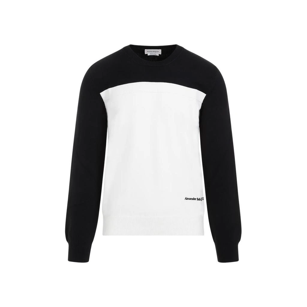 商品Alexander McQueen|ALEXANDER MCQUEEN  COTTON PULLOVER SWEATER,价格¥5532,第1张图片