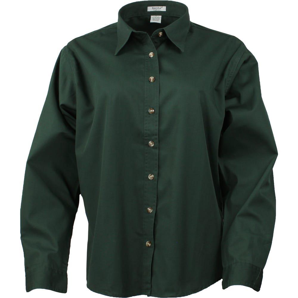 EZCare Woven Long Sleeve Button Up Shirt商品第1张图片规格展示