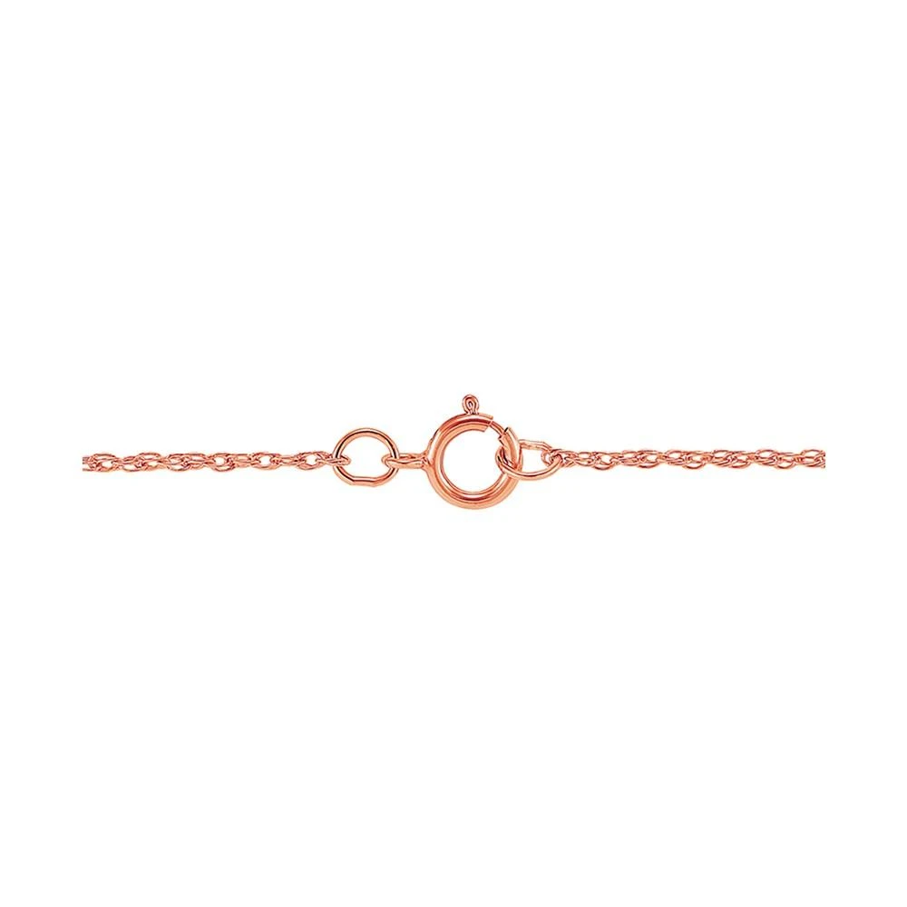 商品Macy's|Ruby (1-1/5 ct. t.w.) & White Topaz (1/6 ct. t.w.) Flower 18" Pendant Necklace in 14k Gold-Plated Sterling Silver (Also in Emerald),价格¥2785,第2张图片详细描述
