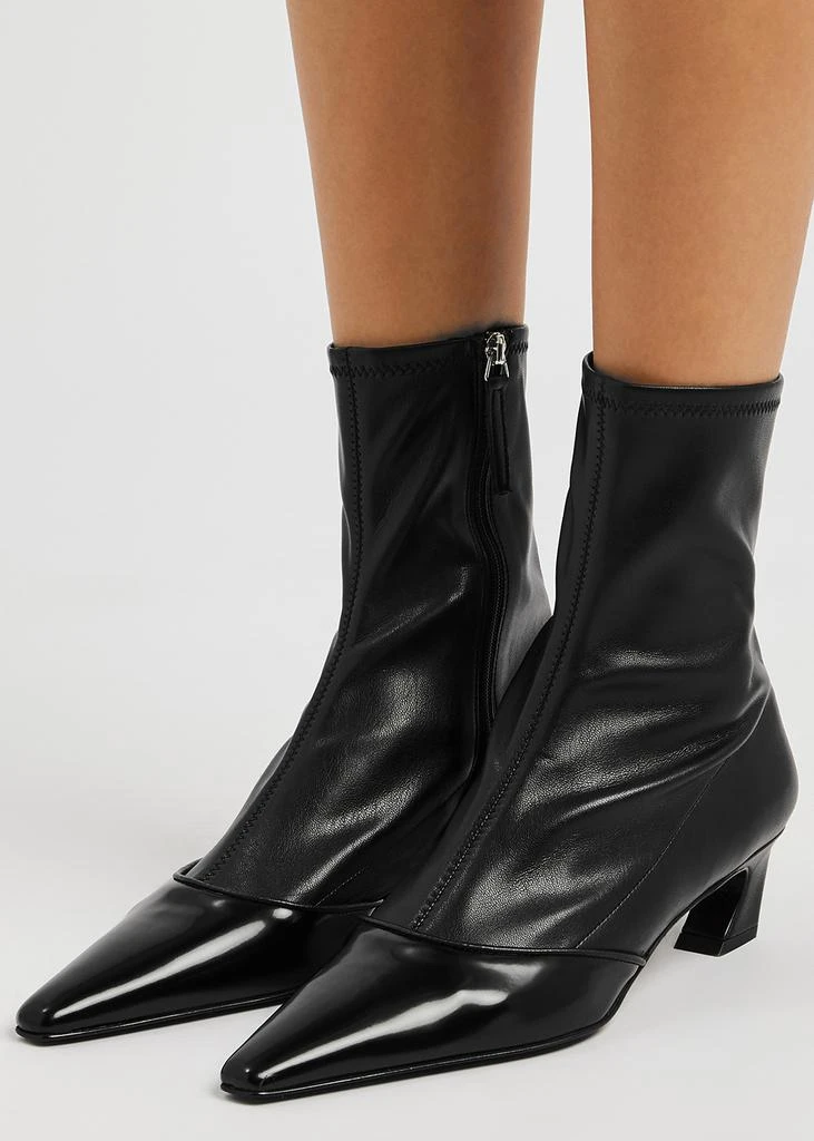 商品Acne Studios|Bano 50 faux leather ankle boots,价格¥2577,第5张图片详细描述