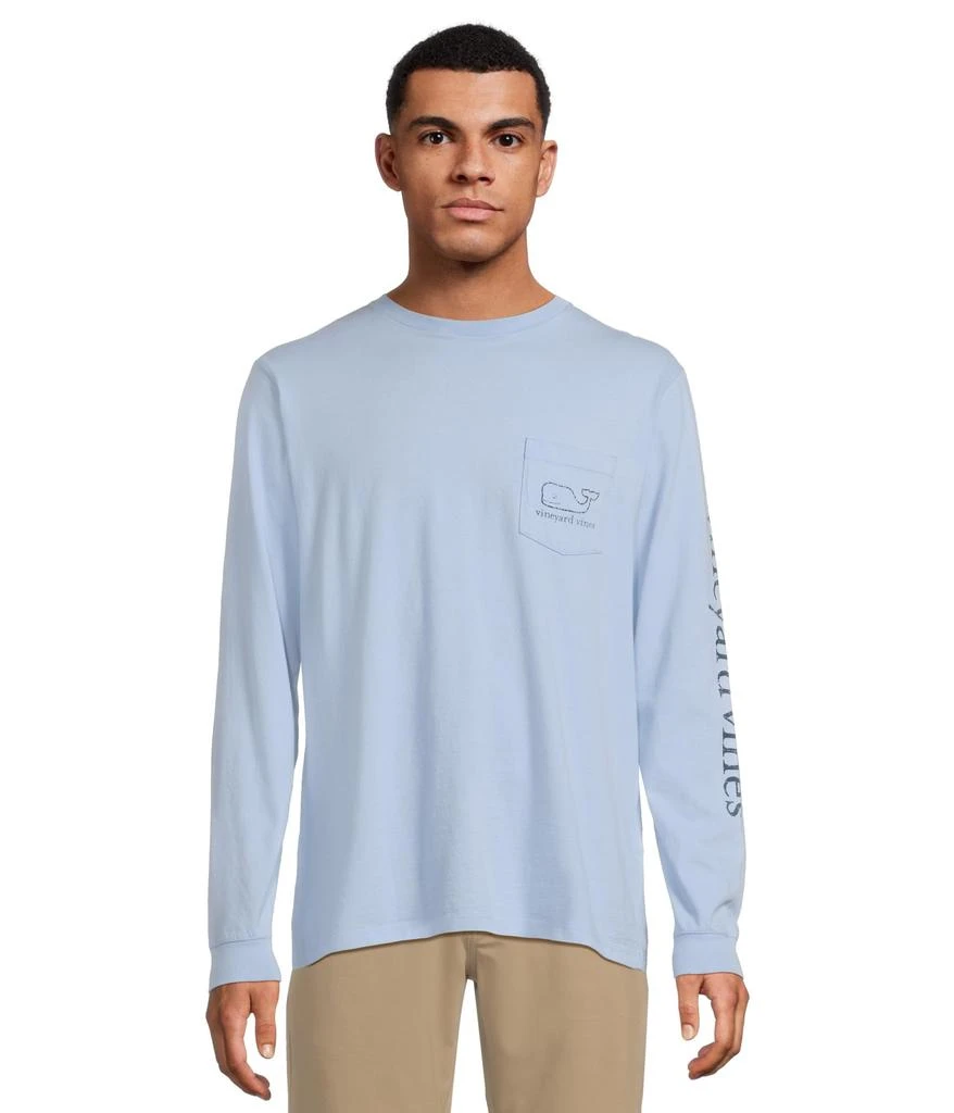商品Vineyard Vines|Long Sleeve Vintage Whale Pocket T-Shirt,价格¥199,第1张图片