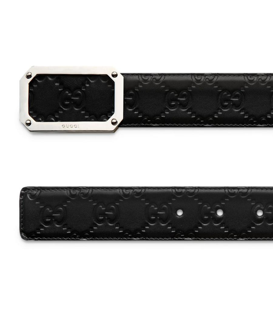 商品Gucci|Leather GG Supreme Belt,价格¥2669,第4张图片详细描述