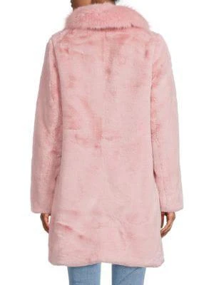 商品BELLE FARE|Faux Fur Shawl Collar Coat,价格¥1976,第2张图片详细描述