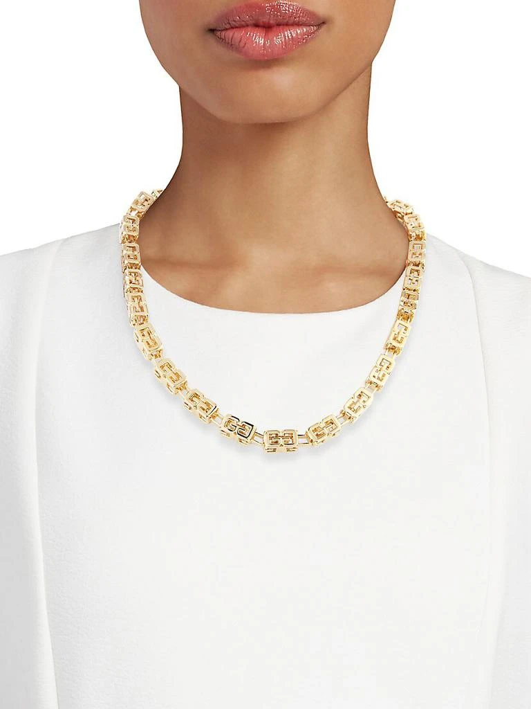 商品Givenchy|G Cube Golden Necklace,价格¥8618,第2张图片详细描述