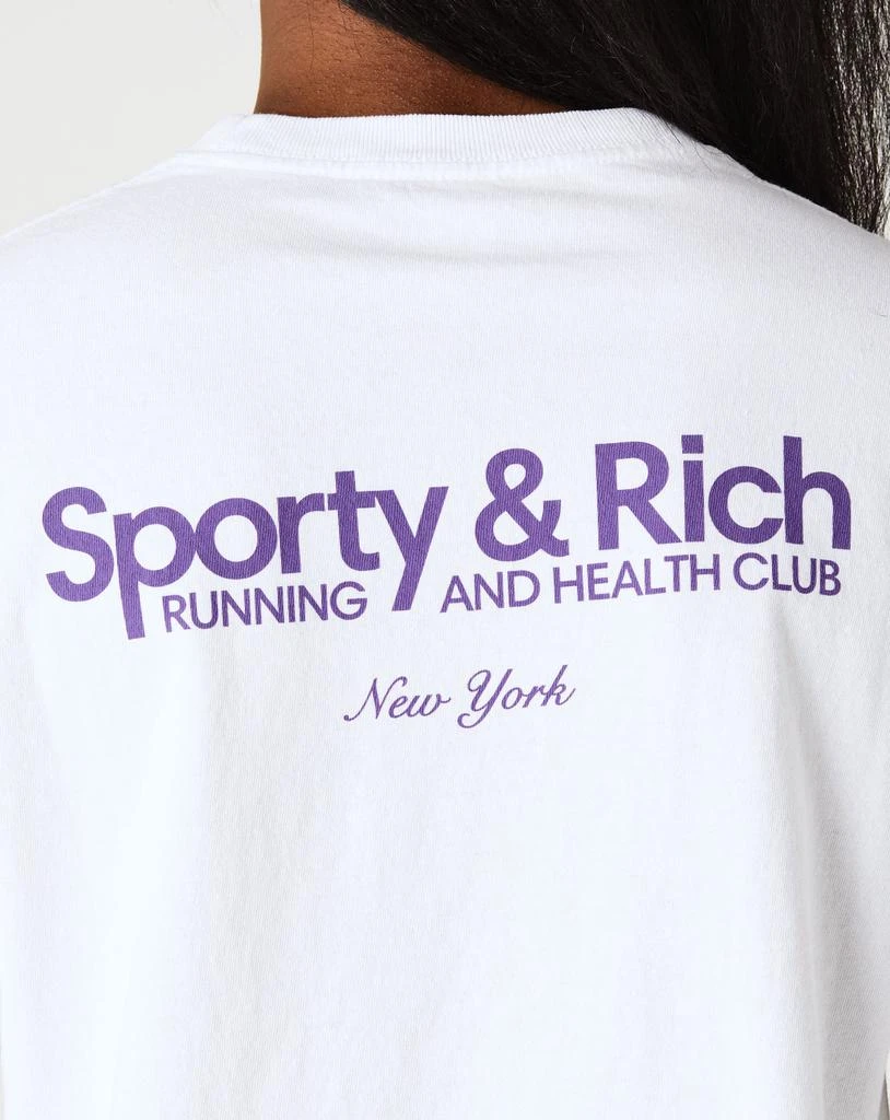 商品Sporty & Rich|Running & Health Club T-Shirt,价格¥221,第5张图片详细描述
