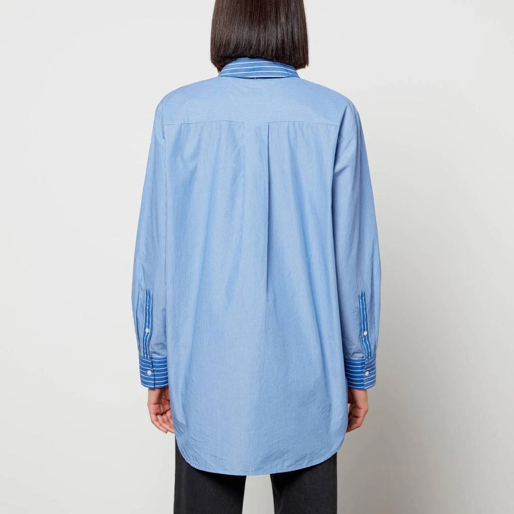 商品Tommy Hilfiger|Tommy Hilfiger Women's Stripe Oversized Shirt - Fine STP/Blue,价格¥350,第2张图片详细描述