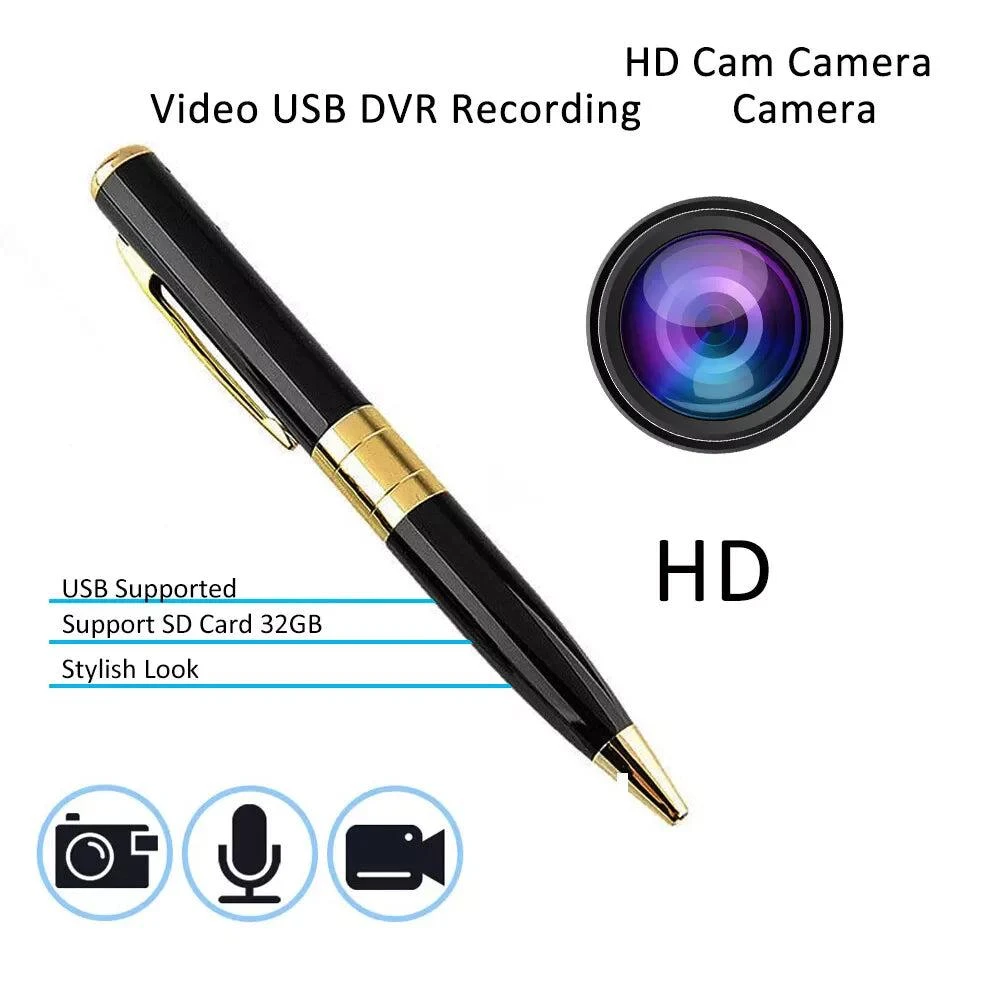 商品PROXXI|Pen Camera Cam Mini Hidden Pocket Audio Video Recorder DVR Security 1080P HD USA,价格¥304,第2张图片详细描述
