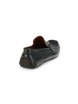 商品Massimo Matteo|​Pebbled Leather Bit Driving Loafers,价格¥438,第3张图片详细描述