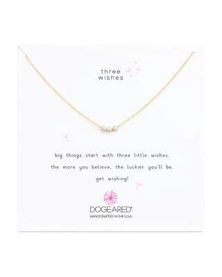 商品Dogeared|幸运圆圈许愿项链,价格¥385,第1张图片