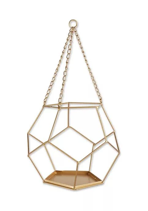 商品Zingz & Thingz|Hanging Geometric Plant Holder 10.5x10.5x9",价格¥418,第1张图片