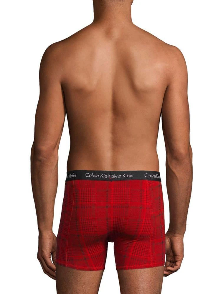 商品Calvin Klein|Elements 3-Pack Logo Boxer Briefs,价格¥188,第3张图片详细描述