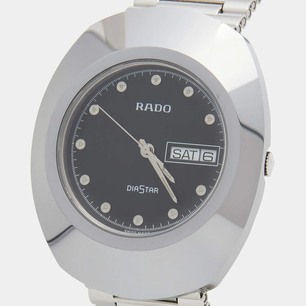 商品[二手商品] Rado|Rado Black Tungsten Carbide Stainless Steel Diastar 114.0391.3 Men's Wristwatch 35 mm,价格¥2702,第2张图片详细描述