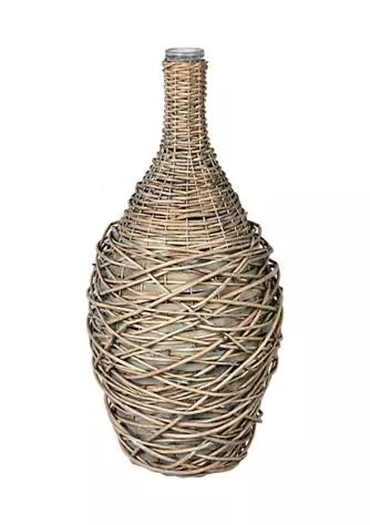商品Vickerman|Glass Bottle in Woven Wicker,价格¥750,第1张图片