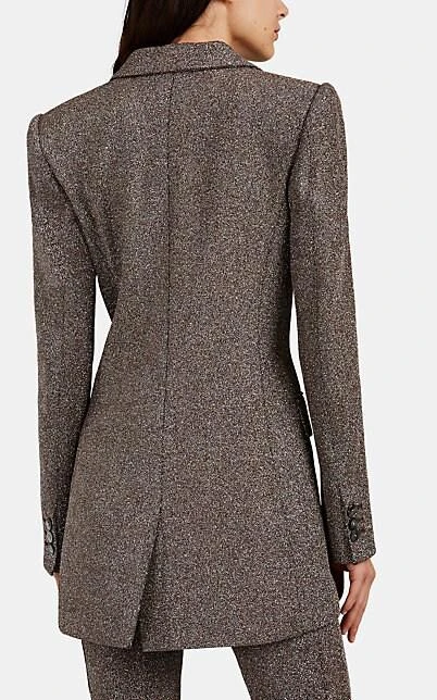 商品AREA|Freja Sparkly Double-Breasted Blazer,价格¥4181,第3张图片详细描述