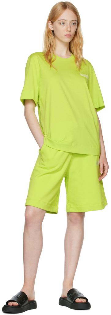 Green Cotton Shorts商品第4张图片规格展示