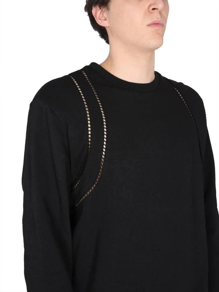 商品Alexander McQueen|Alexander McQueen Detailed Crewneck Sweatshirt,价格¥3151,第4张图片详细描述