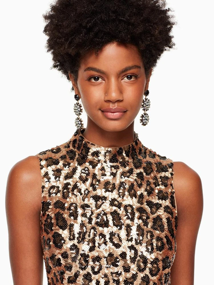 商品Kate Spade|leopard-print sequin dress,价格¥3379,第2张图片详细描述