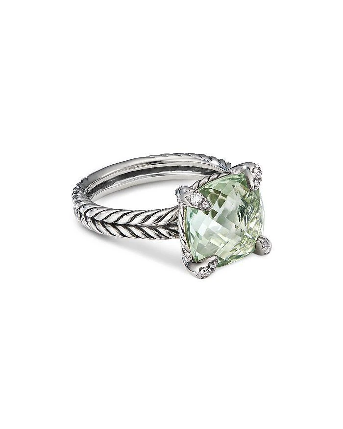 商品David Yurman|Sterling Silver Châtelaine Ring with Gemstones & Diamonds, 11mm,价格¥6915,第1张图片