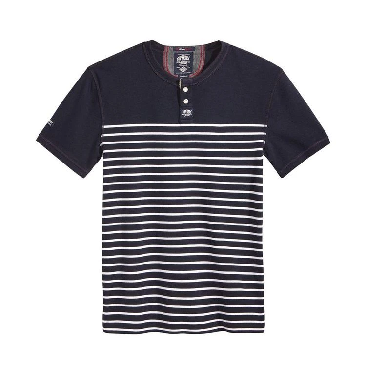 商品Superdry|Men's Top-Stitched Striped Henley,价格¥157,第2张图片详细描述