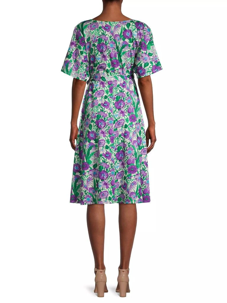 商品Weekend Max Mara|Dizzy Floral Wrap Midi-Dress,价格¥1223,第5张图片详细描述