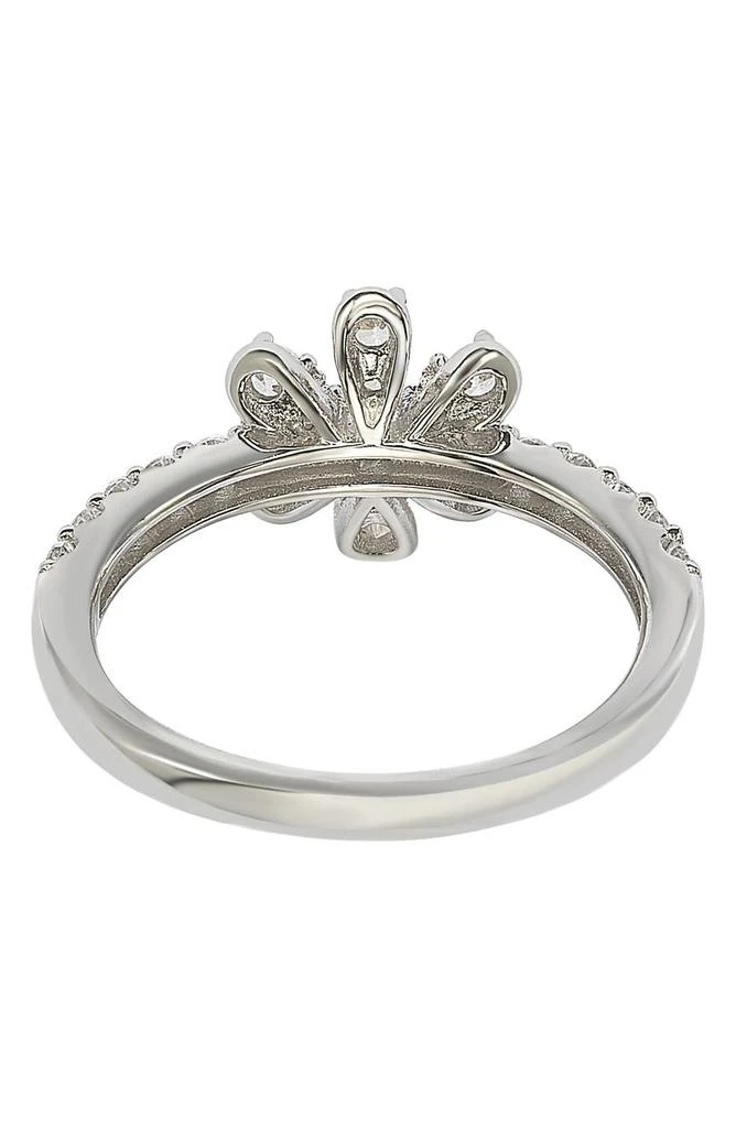 商品Suzy Levian|Sterling Silver CZ Dainty Flower Ring,价格¥716,第2张图片详细描述