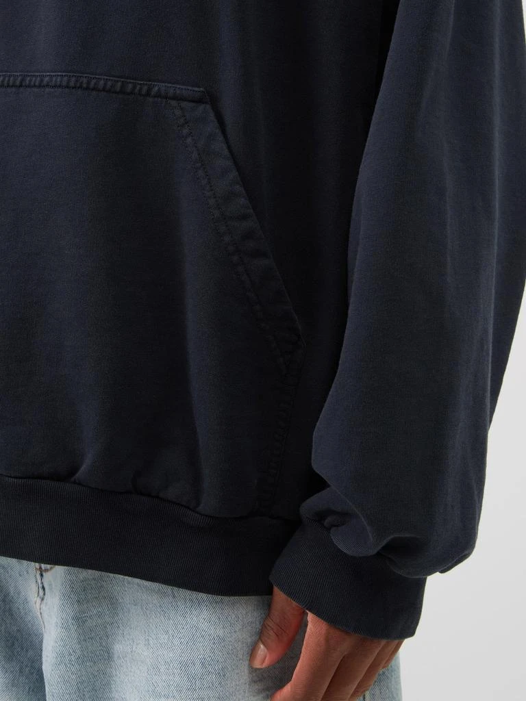 商品Balenciaga|Logo-embroidered cotton-jersey hoodie,价格¥9193,第4张图片详细描述