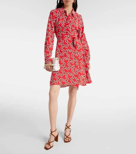 商品Diane von Furstenberg|Sophie印花针织迷你连衣裙,价格¥3619,第2张图片详细描述