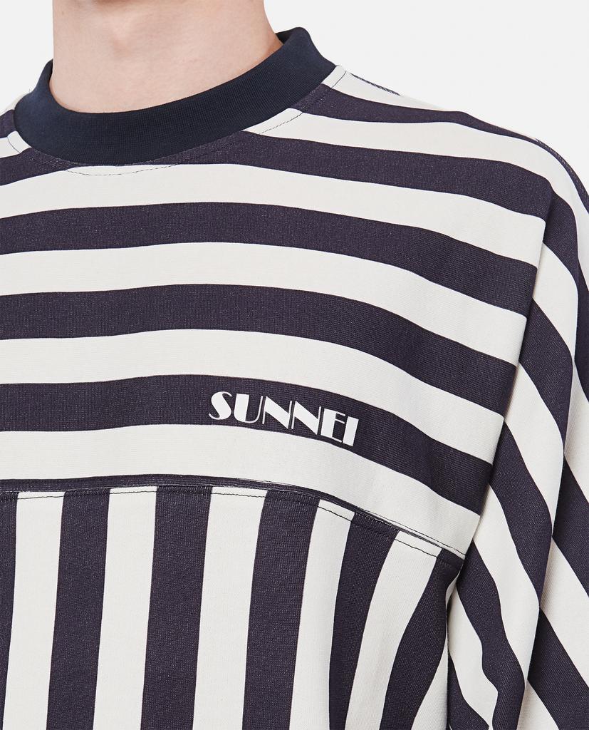 商品SUNNEI|SUNNEI X BIFFI striped sweatshirt,价格¥1203,第6张图片详细描述