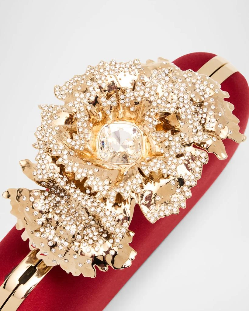Crystal Carnation Satin Clutch Bag 商品