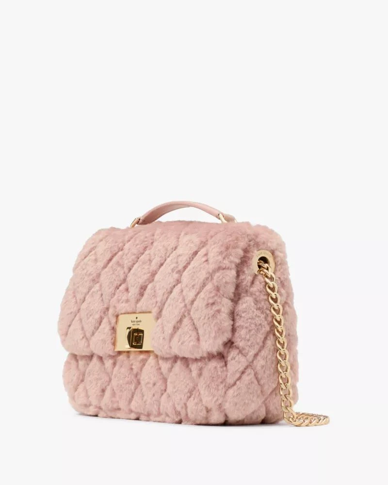 商品Kate Spade|Carey Faux Fur Small Flap Crossbody,价格¥1167,第3张图片详细描述