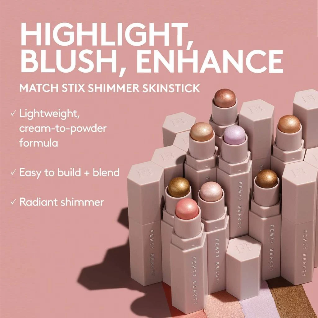 商品Fenty Beauty|Match Stix Shimmer Skinstick,价格¥249,第2张图片详细描述